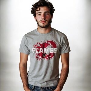 🆕Adult | Calgary Flames NHL Short Sleeve Tee